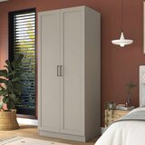 Hanah home BA308 ormar 90 × 210 × 57,5 cm, peščana Cene