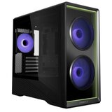 Lian Li Računalniško ohišje Vector V150 INF, Micro-ATX, kaljeno steklo, črno | Shoptok.si