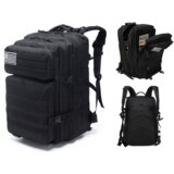 Lean_Toys Vojaški taktični nahrbtnik črna 40-60L | Shoptok.si