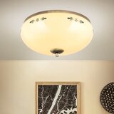 Orion plafonska svetiljka landhaus 3xE27/60W/230V, prečnik 35 cm, bronza/bež/plava | Eponuda.com