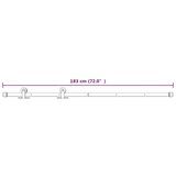  Drsna vrata s kompletom vodil 85x210 cm trdna borovina, (20804493) | Shoptok.si