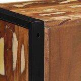 vidaXL Nočna omarica Multicolor 40x35x40 cm Masivni les Reclaimed | Shoptok.si