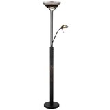 Globo LED stajaća svjetiljka Merlinda (20 W, Visina: 180 cm, Crna, Topla bijela) | shoptok.hr