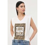 Morgan Kratka majica ženski, bela barva | Shoptok.si