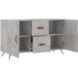  Komoda siva boja betona 100x36x60 cm od konstruiranog drva | Eponuda.com