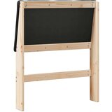  Tapecirani uzglavlje Crna 75 cm Čvrsto borovo drvo | shoptok.hr