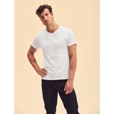 Fruit Of The Loom Biała koszulka męska Iconic V-Neck Cijene
