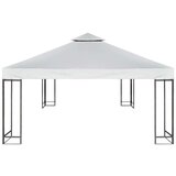  Nadomestna streha za paviljon 310 g/m² kremno bela 3x3 m, (20580645) | Shoptok.si