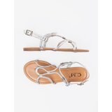 Shelvt Silver Women's Flip Flops | Shoptok.si