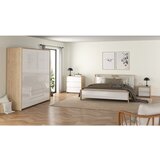 Tvilum Bela/v naravni barvi komoda v hrastovem dekorju 80x84x48 cm Next – | Shoptok.si