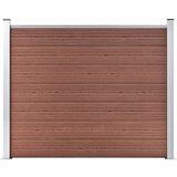 PANEL za ogradu WPC 180 x 146 cm smeđi Cijene