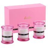  Set mirišljavih sveća Scilla, 45g, 3 komada, Roze Cene
