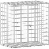  Gabion s 5 mm žicom i mrežom 5x5 cm 50x30x50 cm Pocinčani čelik | shoptok.hr