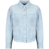 Jeans jakne JDYNOMA L/S SHACKET Modra
