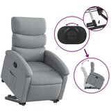  Naslonjač na podizanje od tkanine svjetlosivi | Eponuda.com