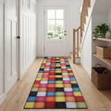  Traka za tepih LESAKA šareni 50 x 100 cm Dijamantni baršun | shoptok.hr