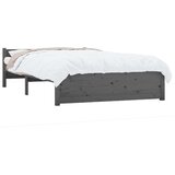  Za krevet od masivnog drva sivi 135x 190 cm 4FT6 bračni | shoptok.hr