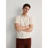 Reserved - Regular polo-majica - krem Cijene