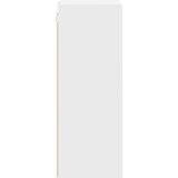 vidaXL Viseča omarica Riga Bela 30 x 29,5 x 80 cm Konstruiran les | Shoptok.si