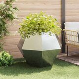 vidaXL Cvetlično korito 2 pcs srebrna 100 x 100 x 80 cm | Shoptok.si