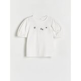 Reserved bluza z aplikacijo - ebenovina | Shoptok.si
