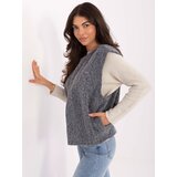 RUE PARIS Vest-IT-KZ-FL9622.29P-dark gray | shoptok.hr
