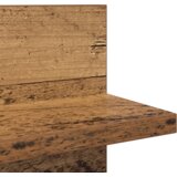 vidaXL Police na zidu s policom s pohranom 2 pcs Staro drvo 80 x 11.5 x 18 cm | shoptok.hr