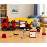  Fire Department Motorized Fire Truck Firefighter Figure Building Blocks Set | Shoptok.si