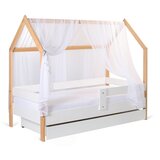 Domek krevet kućica sa fiokom i dušekom 180x80cm - BELA (bukva) 5QD4XG5 Cene