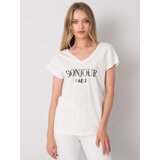 FANCY T-shirt-FA-TS-7142.37P-ecru | Shoptok.si