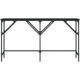  Konzolni stol crni 140 x 29 x 75 cm od konstruiranog drva | shoptok.hr