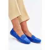 Boto Ladies Suede Moccasins Cobalt Lenvie | shoptok.hr