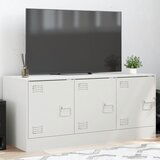 vidaXL TV omarica bela 99x39x44 cm jeklo Cene