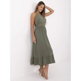 Italy Moda Dress-MI-SK-88573.83-khaki Cene