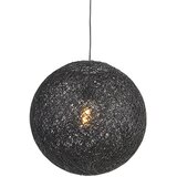 QAZQA Viseča svetilka črna 45 cm - Corda Cene