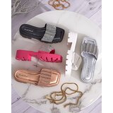 Resti Black women's flip-flops with zircons Emkoy - Footwear | Eponuda.ba