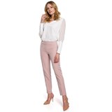 Makover Ženske hlače K055 bijele | pink Cene