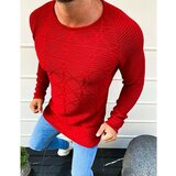 DStreet Crveni muški pulover WX1599 svijetlo plava | tamnocrvena | Crveno cene