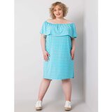 Fashion Hunters Women's brown and white striped dress Cijene