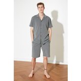 Trendyol Muška pidžama Pletene sive boje Cene