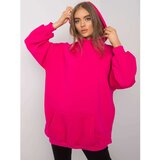 Fashion Hunters Fuchsia hooded sweatshirt Cene