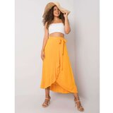 Fashion Hunters OCH BELLA Orange asymmetrical skirt Cene