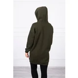 Kesi Hooded sweatshirt with patches khaki