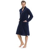 Doctor Nap Man's Dressing Gown SMS.6063 Navy Blue Cene'.'