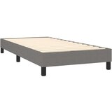  Box spring postelja z vzmetnico LED temno siva 80x200 cm blago, (20727215) | Shoptok.si