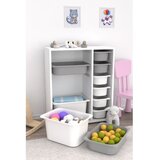 Hanah home višenamenska polica zen 2D2K6U white grey v3 | ePonuda.com