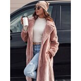 DStreet Women's winter coat GLAMFUR long fur pink Cene