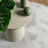  Tepih HUARTE kratkih vlakana mekani i perivi sivi Ø 80 cm | shoptok.hr
