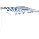  Tenda na automatsko uvlačenje 300 x 250 cm plavo-bijela | shoptok.hr