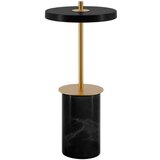 UMAGE Crna mramorna LED stolna lampa s mogućnosti zatamnjivanja s metalnim sjenilom (visina 25,5 cm) Asteria Move Mini – Cijene